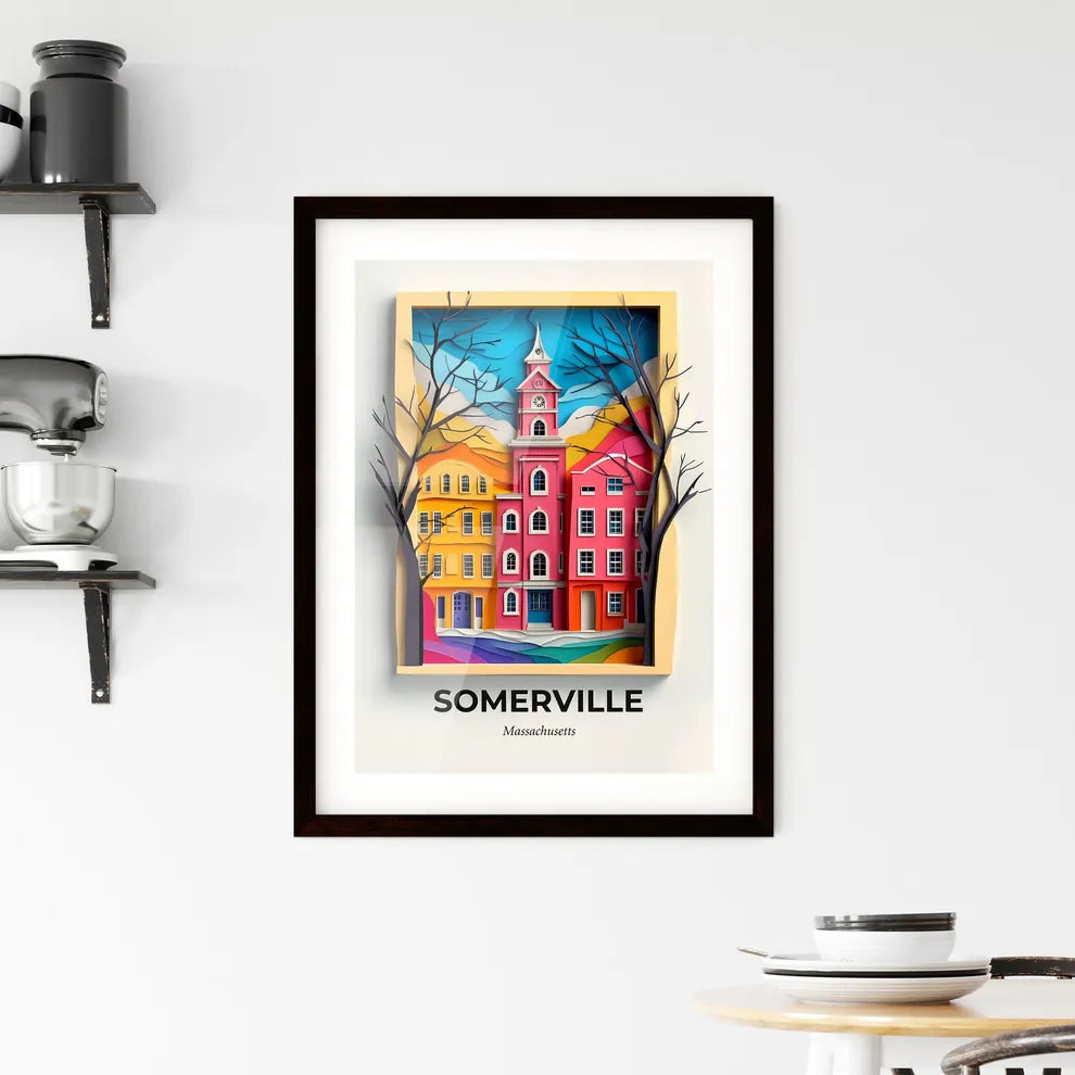 Vivid Somerville, Massachusetts, Framed Wall Art