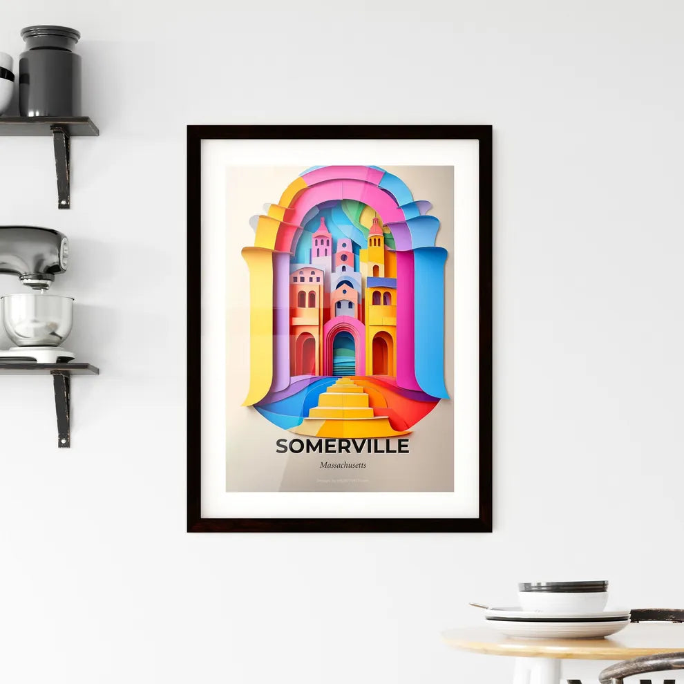 Vivid Somerville, Massachusetts, Framed Wall Art