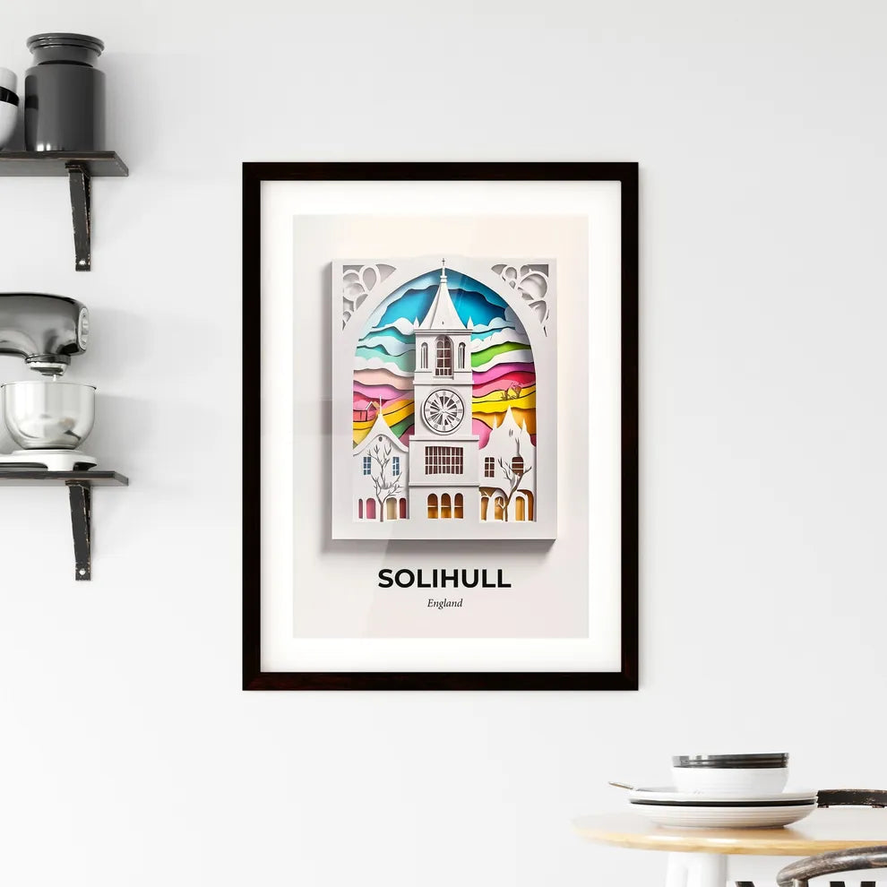 Vivid Solihull, England, Framed Wall Art