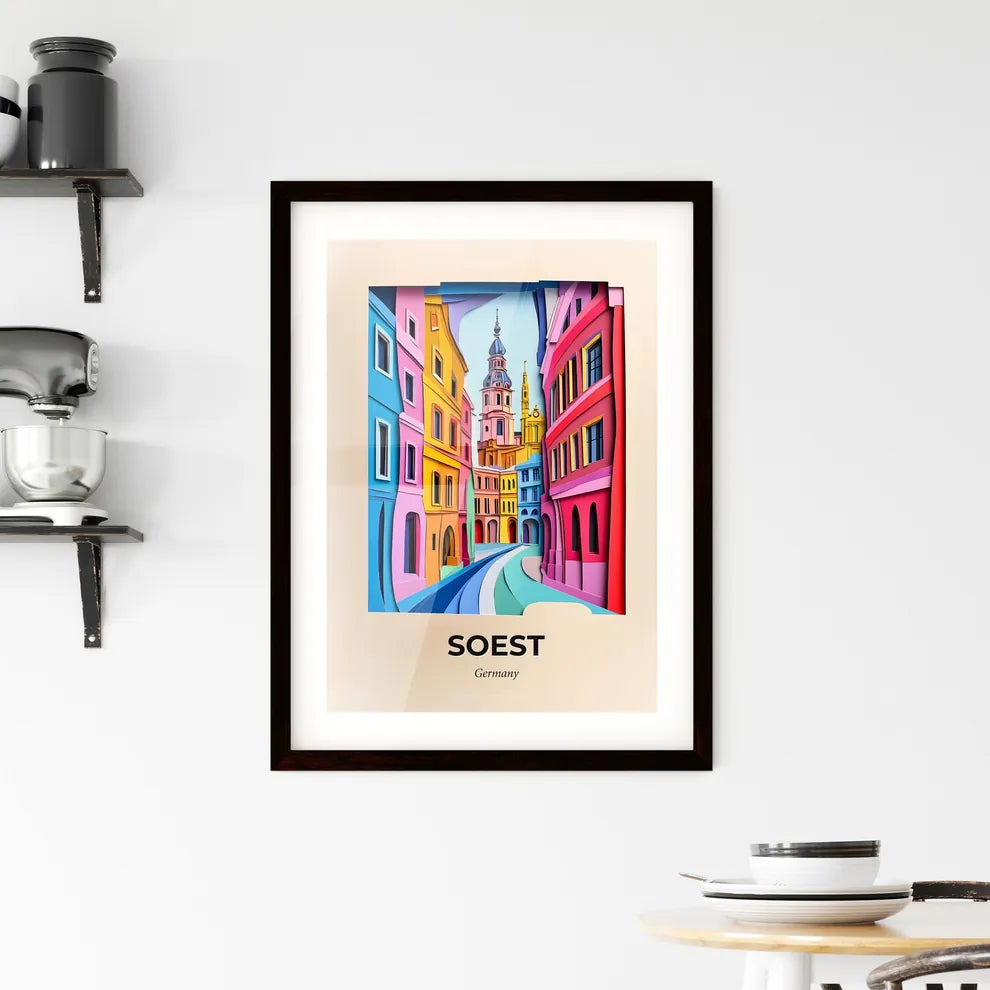 Vivid Soest, Germany, Framed Wall Art