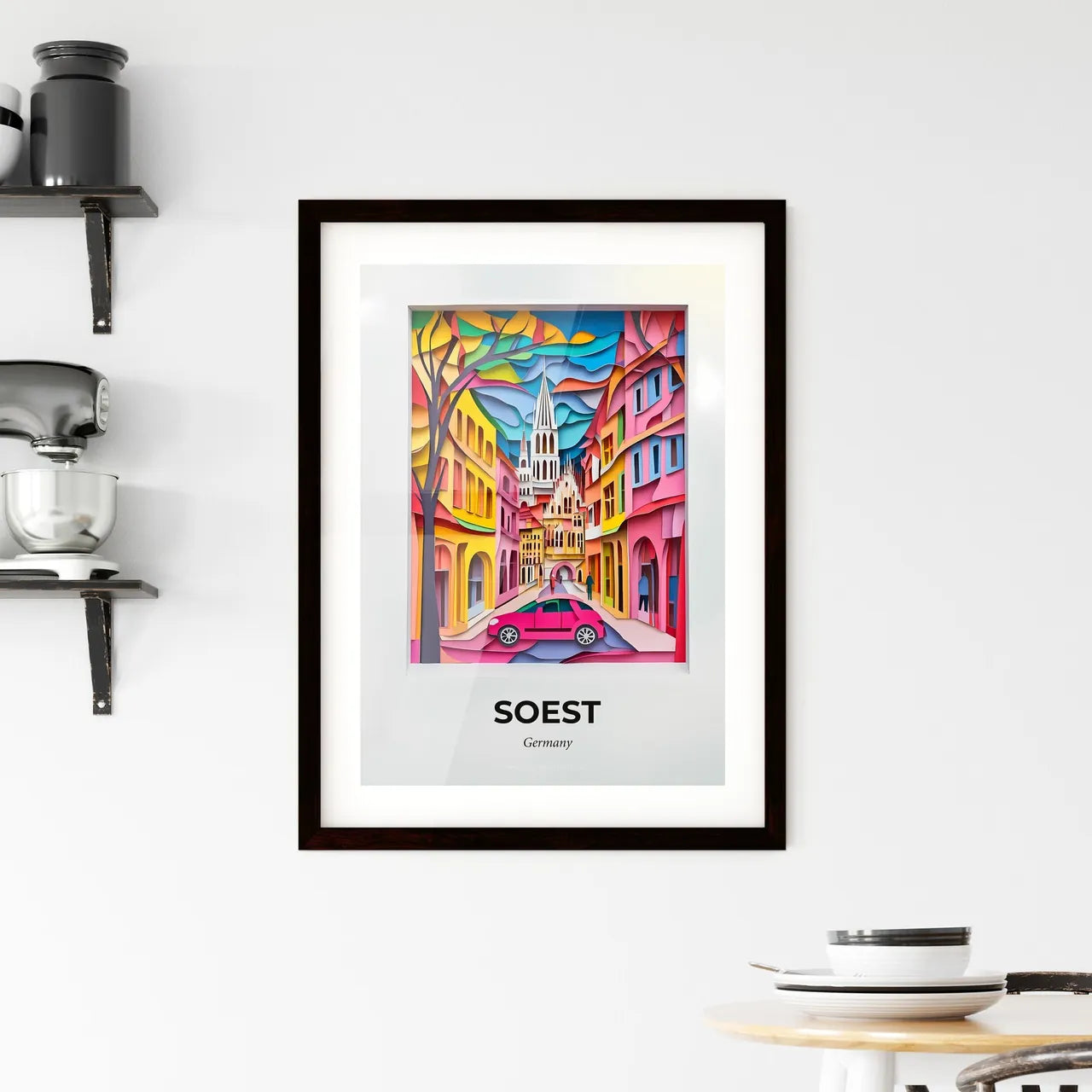 Vivid Soest, Germany, Framed Wall Art