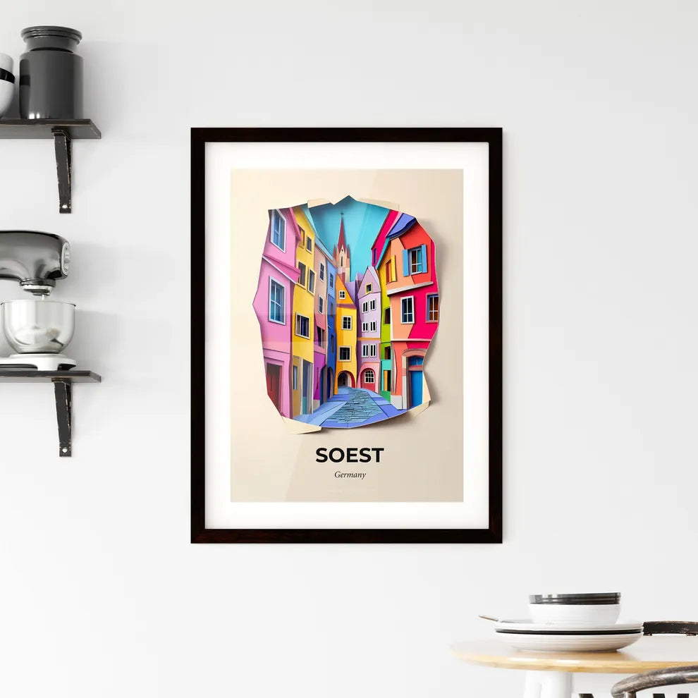 Vivid Soest, Germany, Framed Wall Art