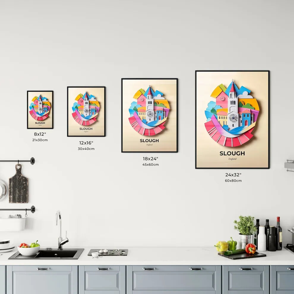 Vivid Slough, England, Kitchen Art