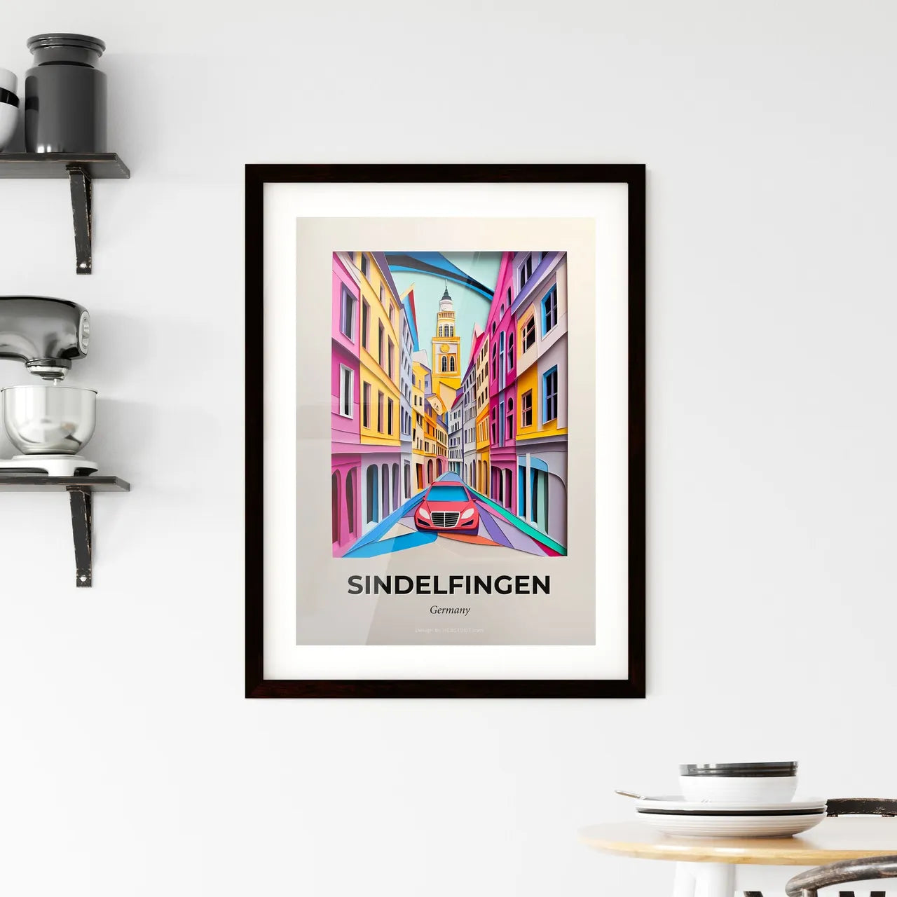 Vivid Sindelfingen, Germany, Framed Wall Art