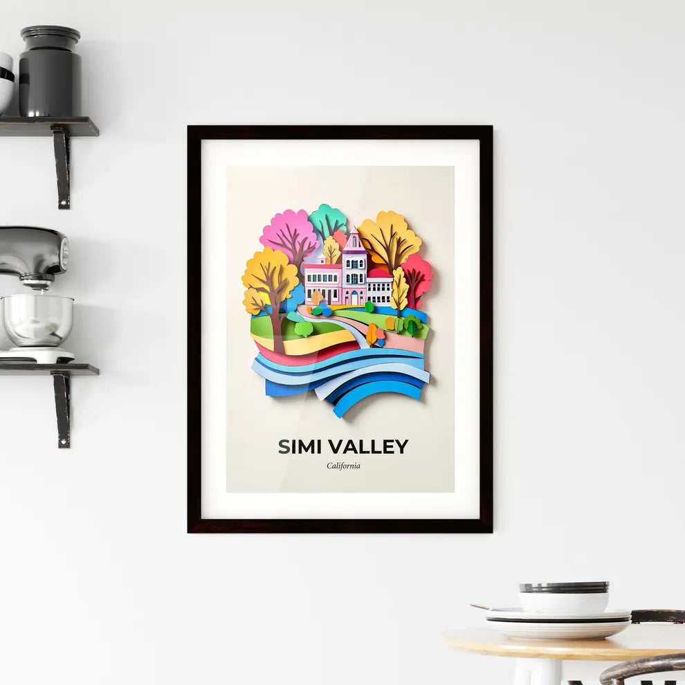 Vivid Simi Valley, California, Framed Wall Art