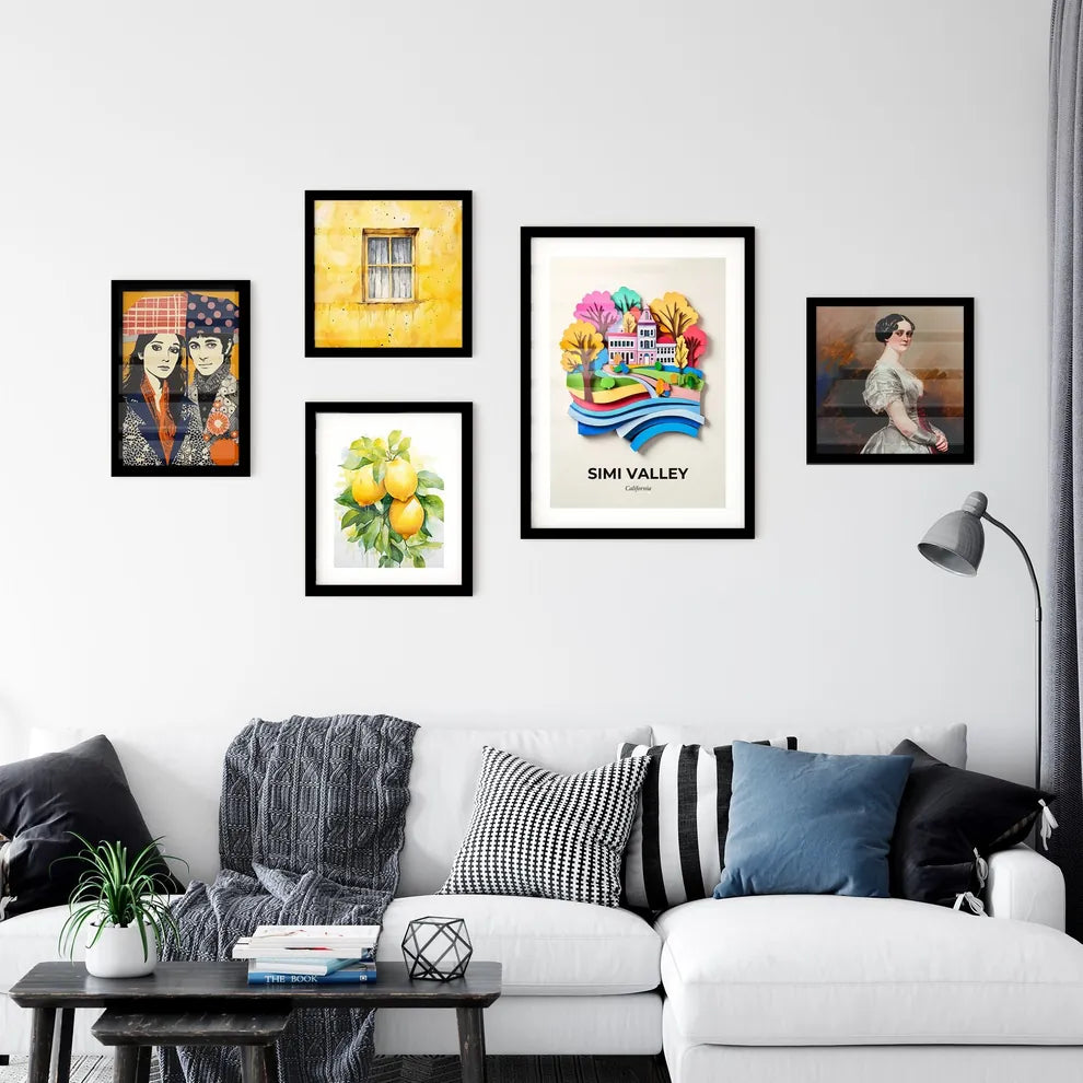 Vivid Simi Valley, California, Premium Framed Prints
