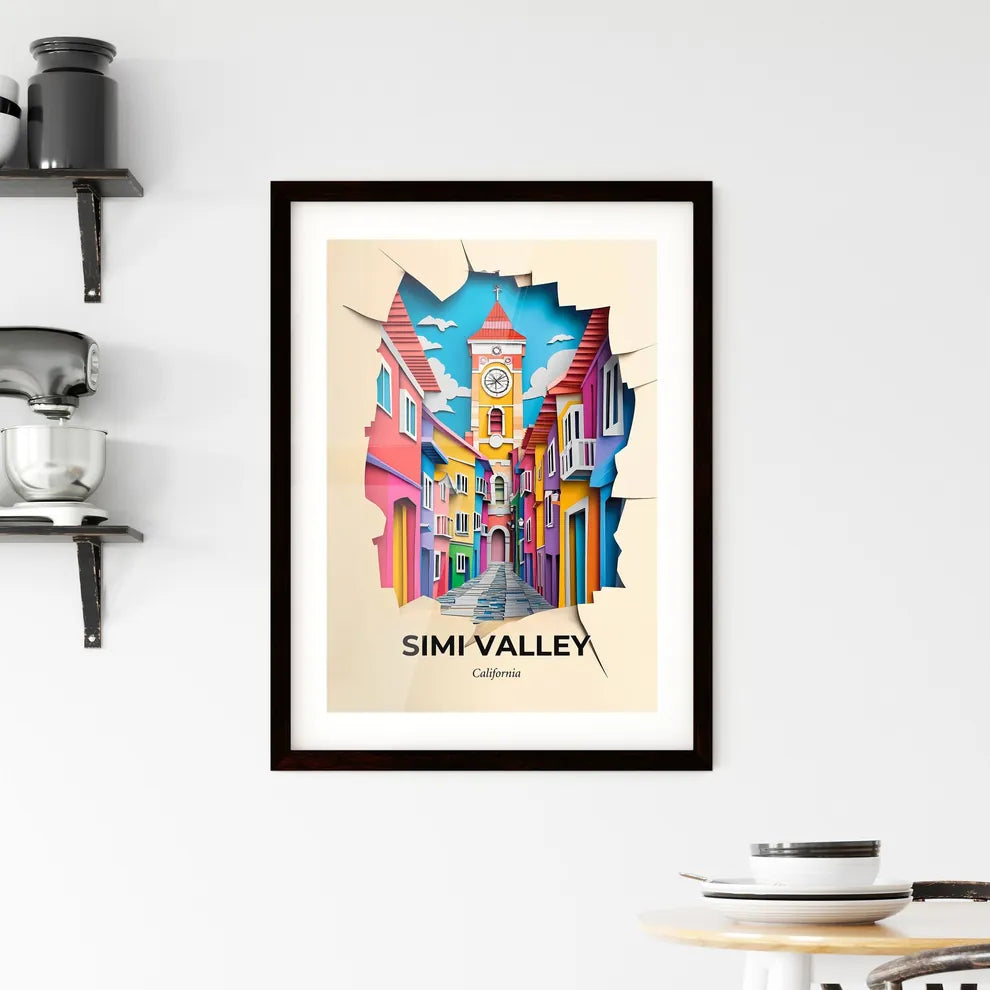 Vivid Simi Valley, California, Framed Wall Art