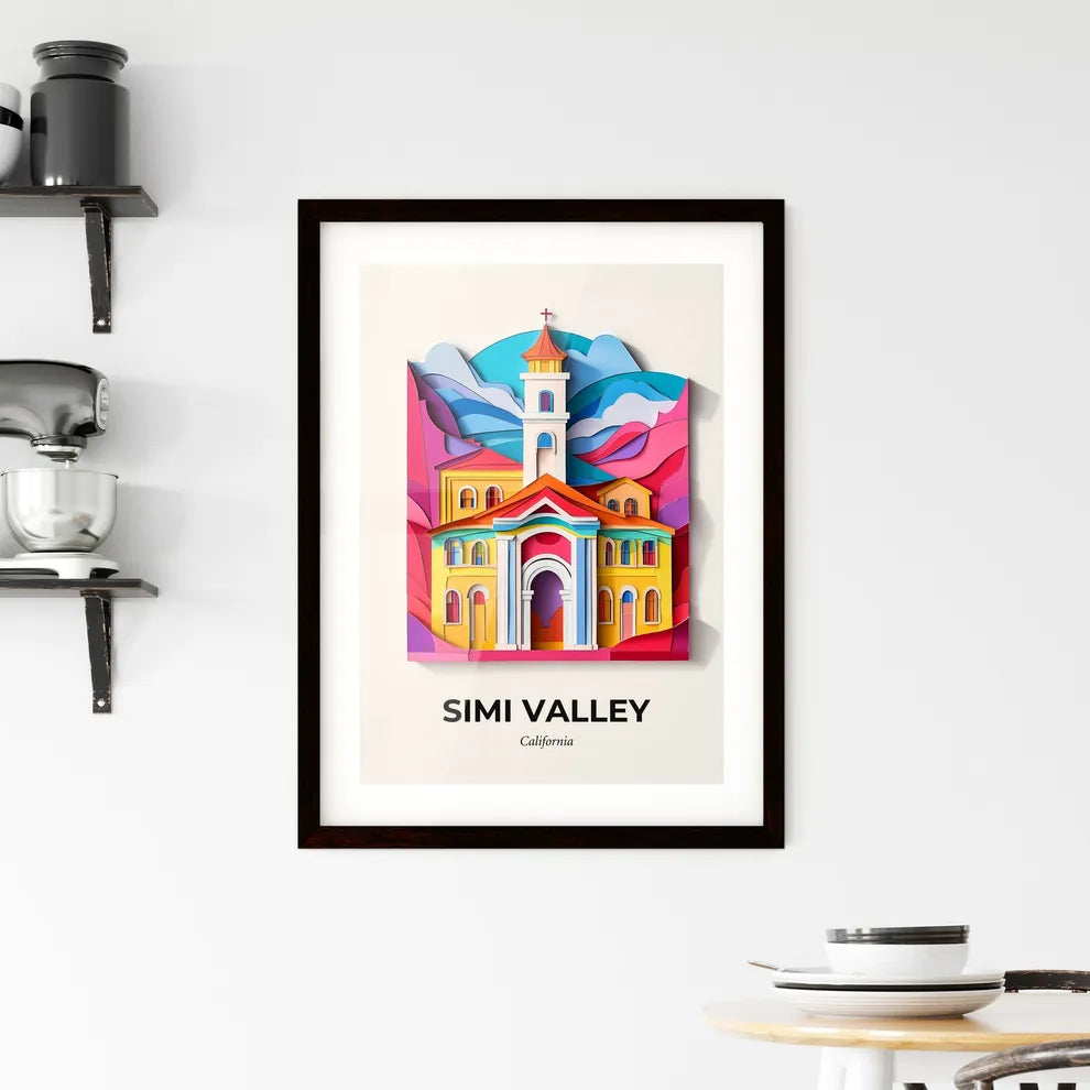 Vivid Simi Valley, California, Framed Wall Art