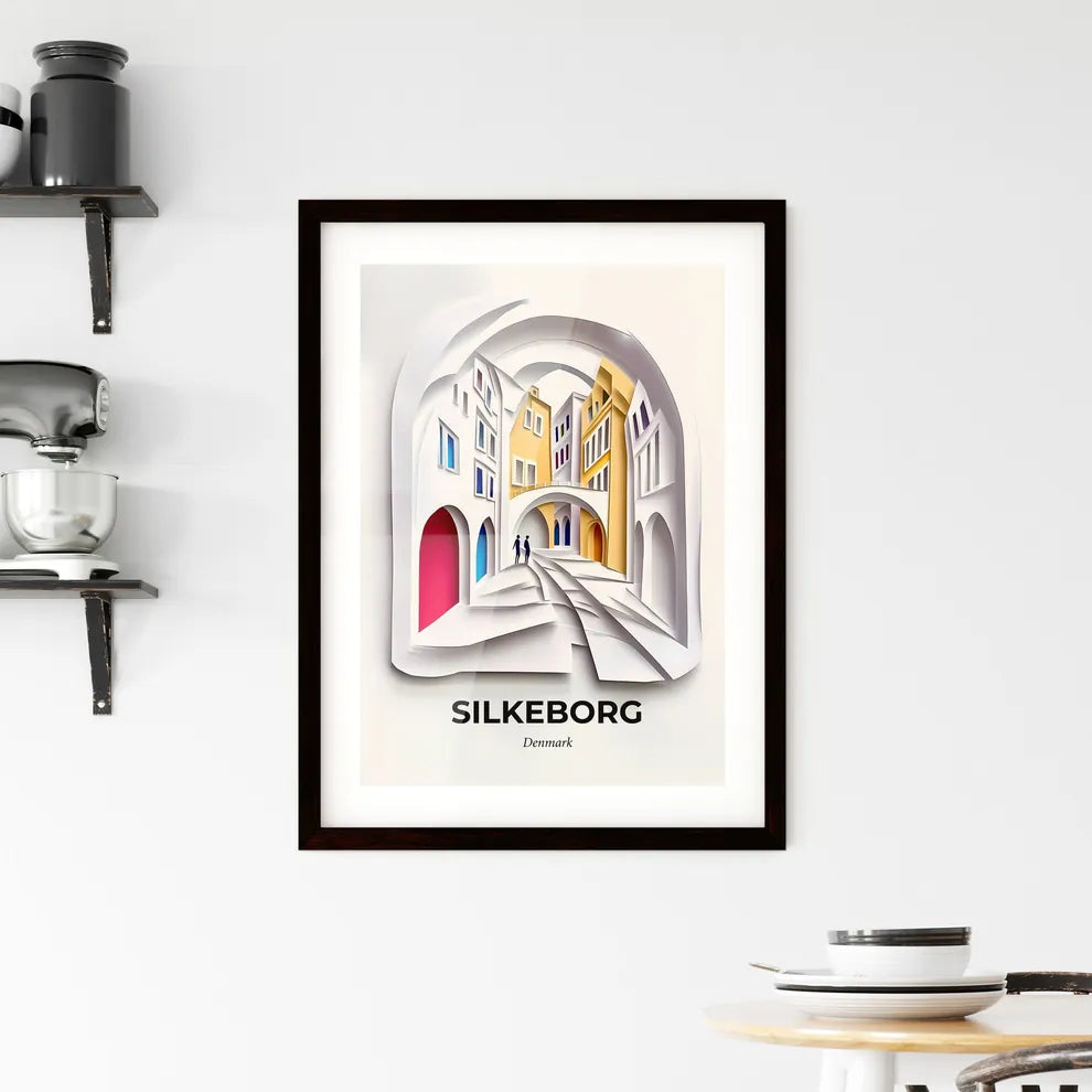 Vivid Silkeborg, Denmark, Framed Wall Art