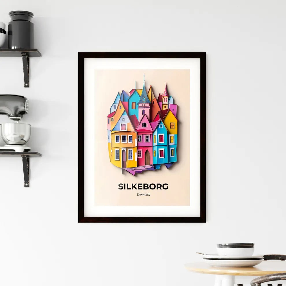 Vivid Silkeborg, Denmark, Framed Wall Art