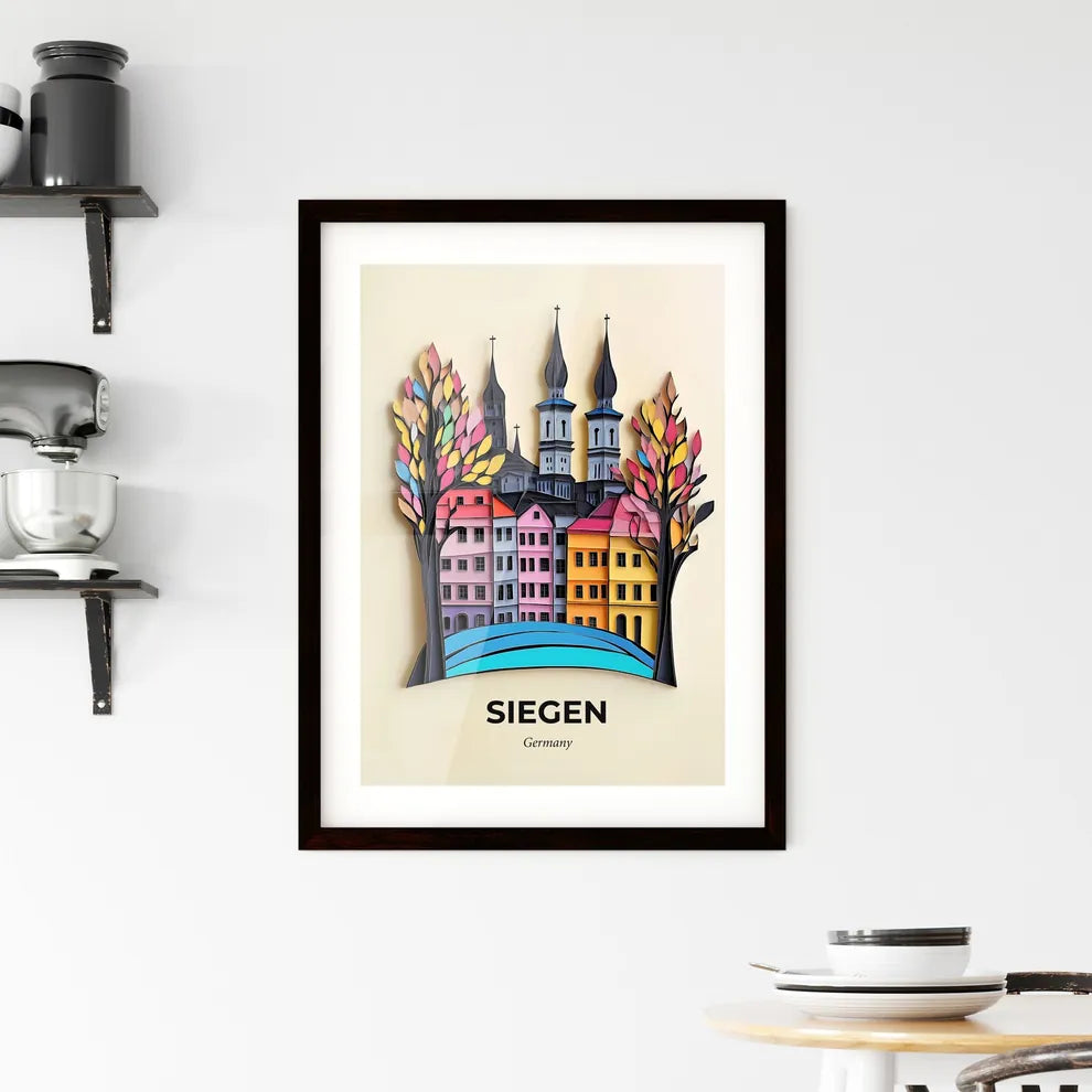 Vivid Siegen, Germany, Framed Wall Art