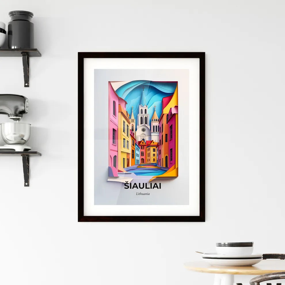 Vivid Šiauliai, Lithuania, Framed Wall Art
