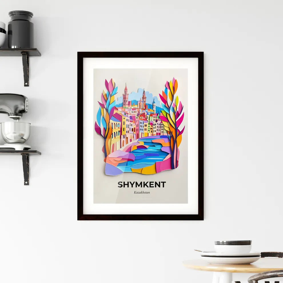 Vivid Shymkent, Kazakhstan, Framed Wall Art