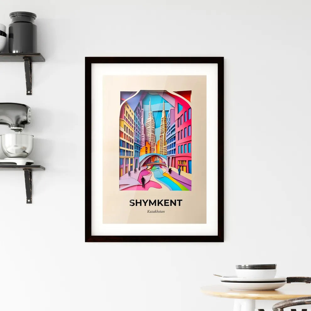 Vivid Shymkent, Kazakhstan, Framed Wall Art