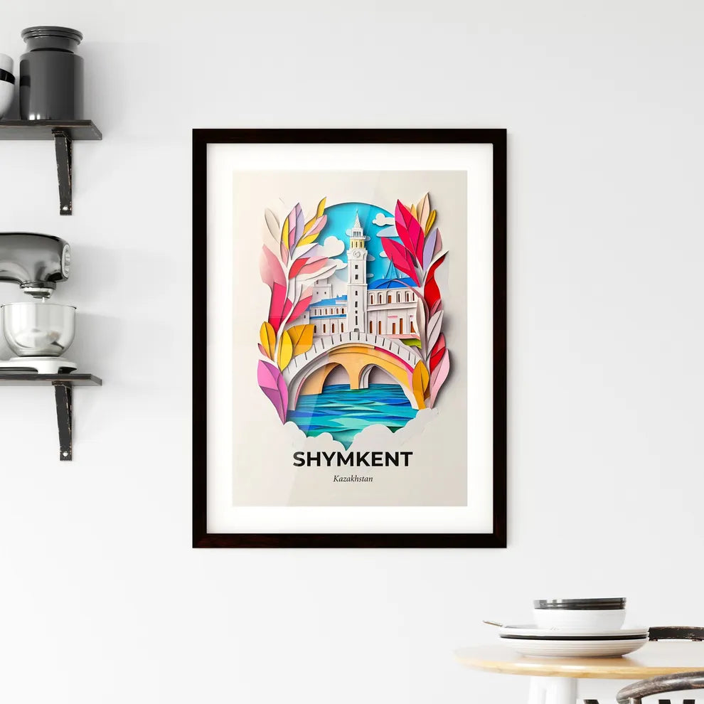 Vivid Shymkent, Kazakhstan, Framed Wall Art