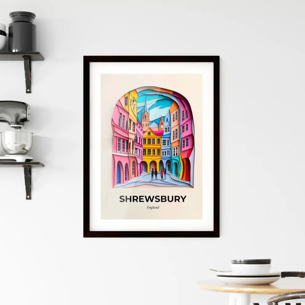 Vivid Shrewsbury, England, Framed Wall Art