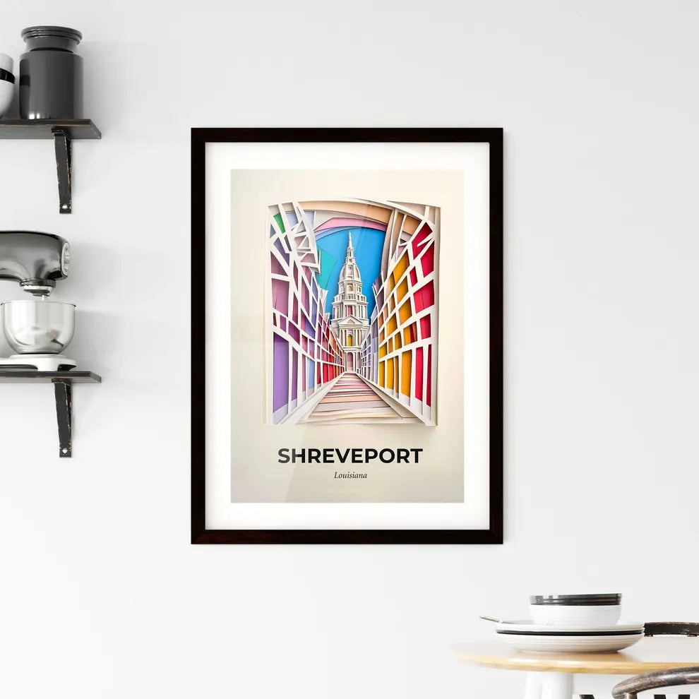 Vivid Shreveport, Louisiana, Framed Wall Art