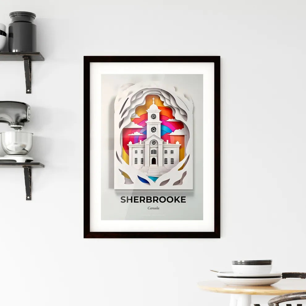 Vivid Sherbrooke, Canada, Framed Wall Art