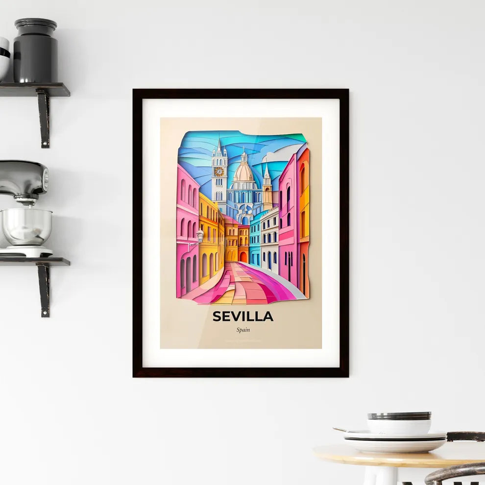 Vivid Sevilla, Spain, Framed Wall Art