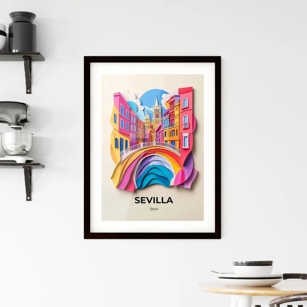 Vivid Sevilla, Spain, Framed Wall Art