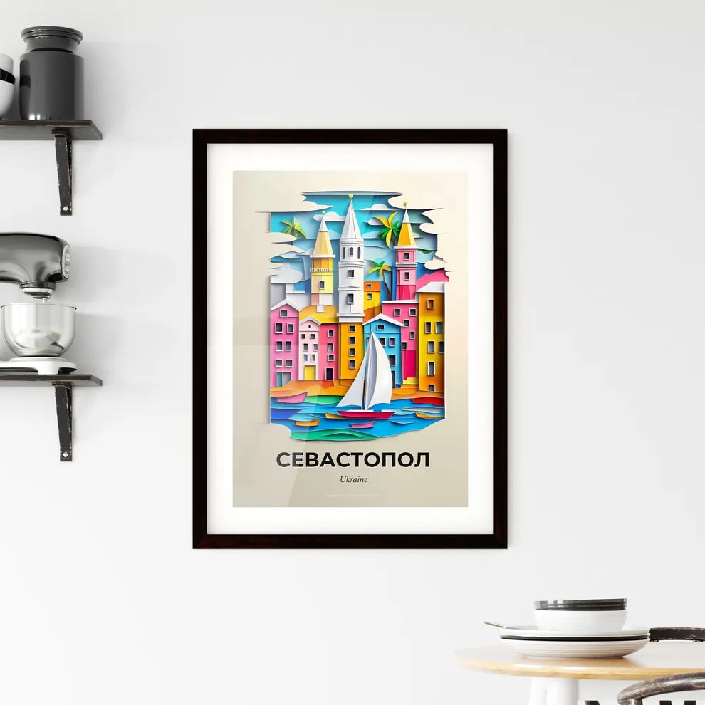 Vivid Sevastopol, Ukraine, Framed Wall Art