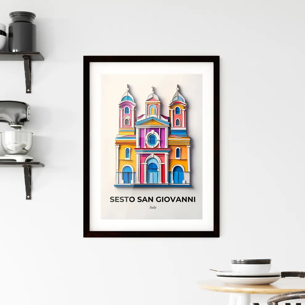 Vivid Sesto San Giovanni, Italy, Framed Wall Art