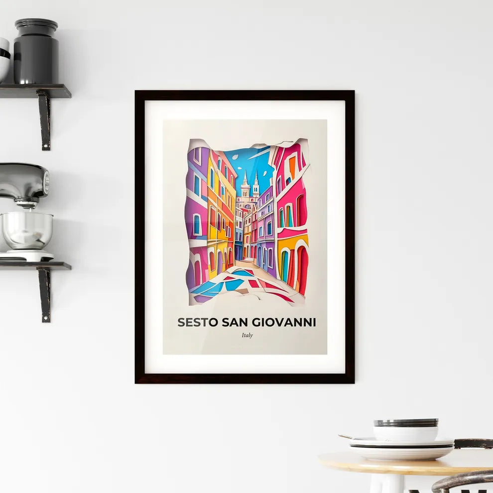 Vivid Sesto San Giovanni, Italy, Framed Wall Art