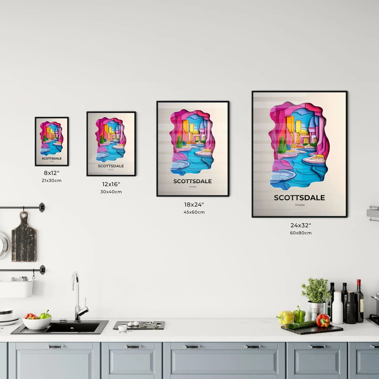 Vivid Scottsdale, Arizona, Kitchen Art