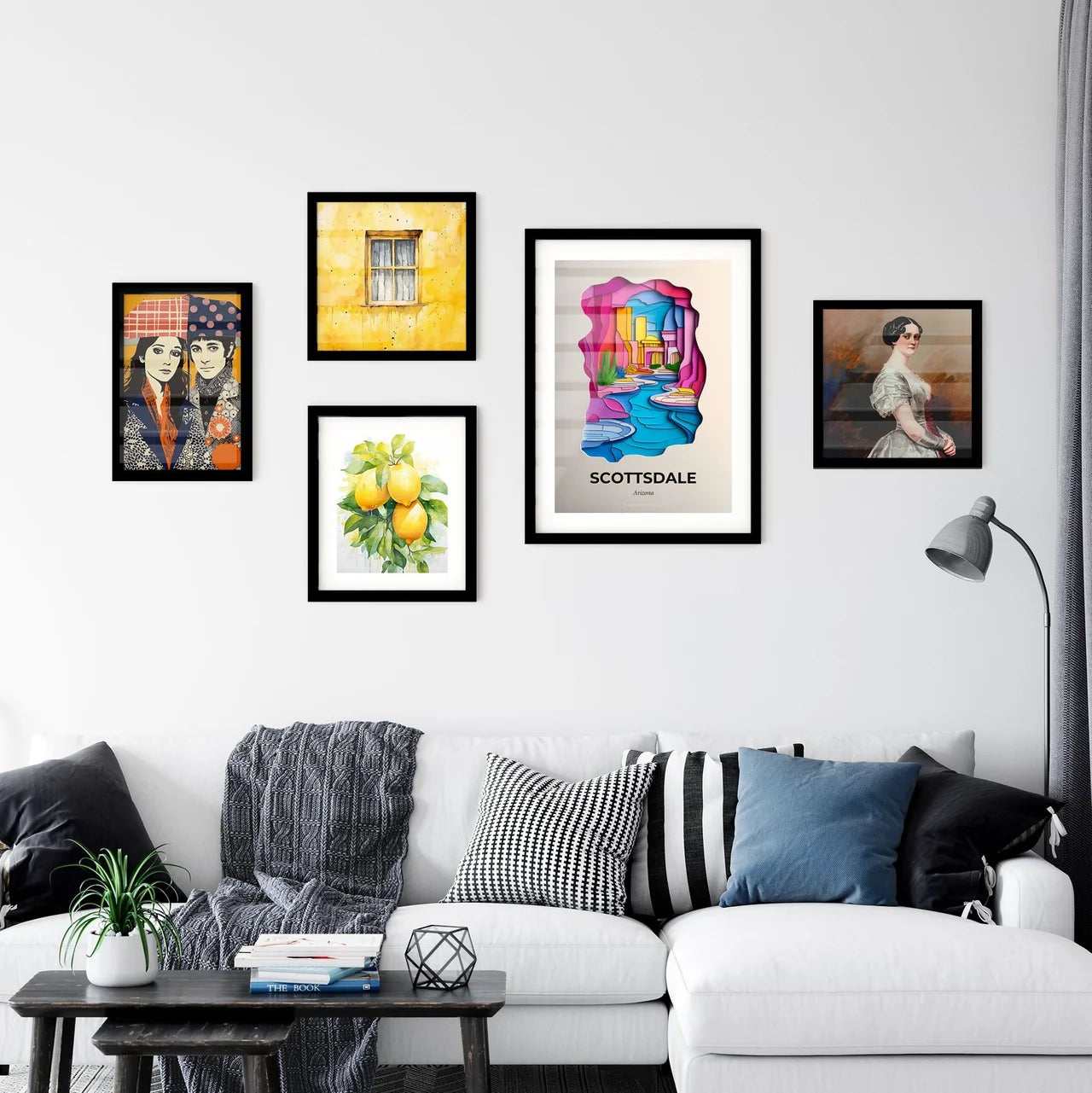Vivid Scottsdale, Arizona, Premium Framed Prints