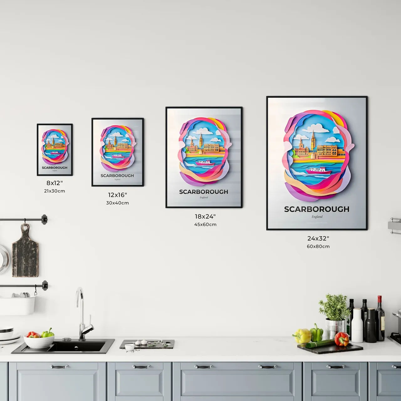 Vivid Scarborough, England, Kitchen Art