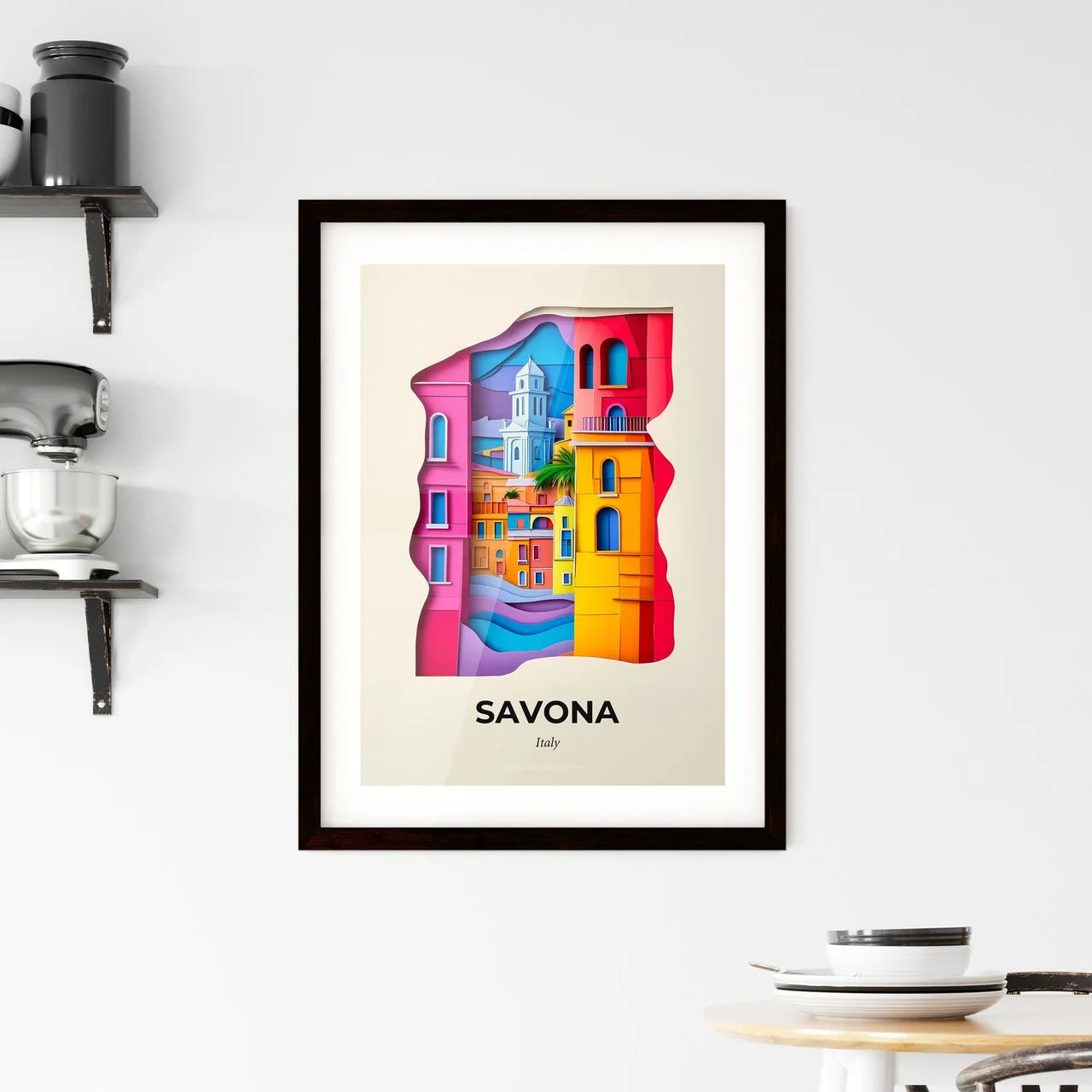 Vivid Savona, Italy, Framed Wall Art