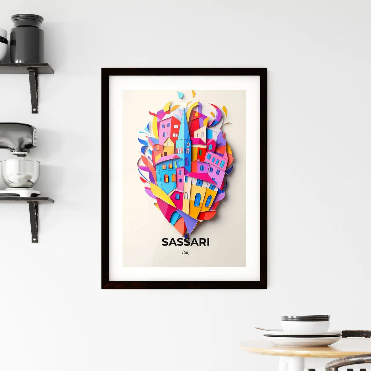 Vivid Sassari, Italy, Framed Wall Art