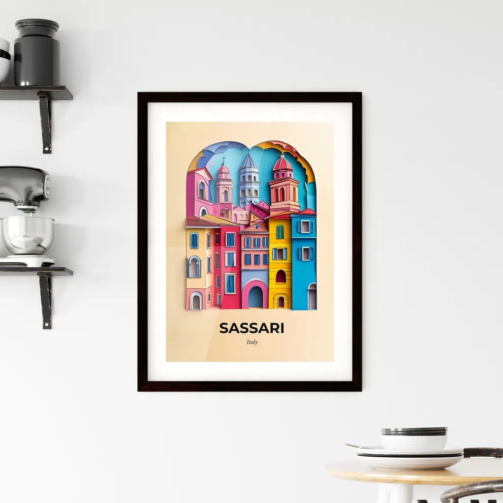 Vivid Sassari, Italy, Framed Wall Art