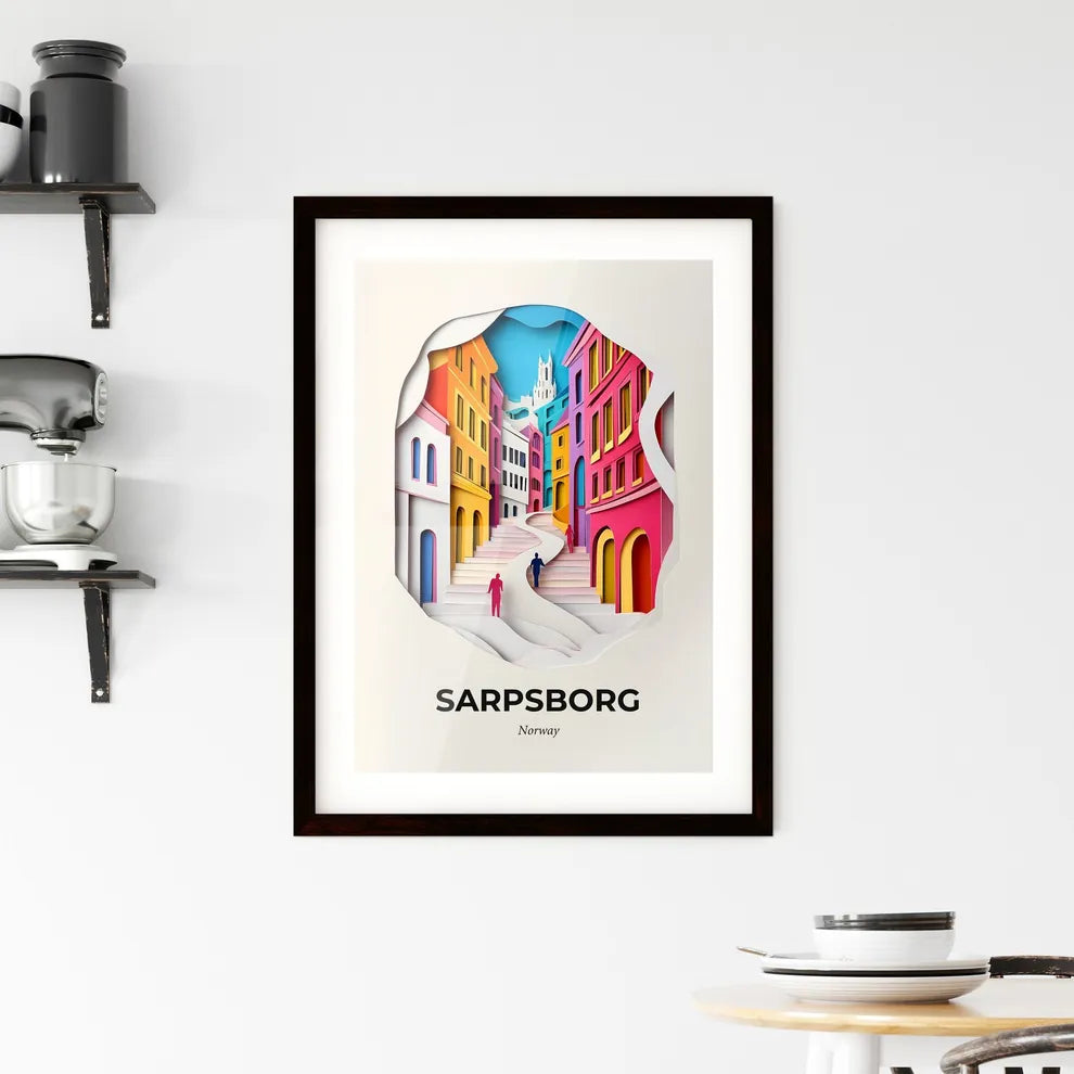 Vivid Sarpsborg, Norway, Framed Wall Art
