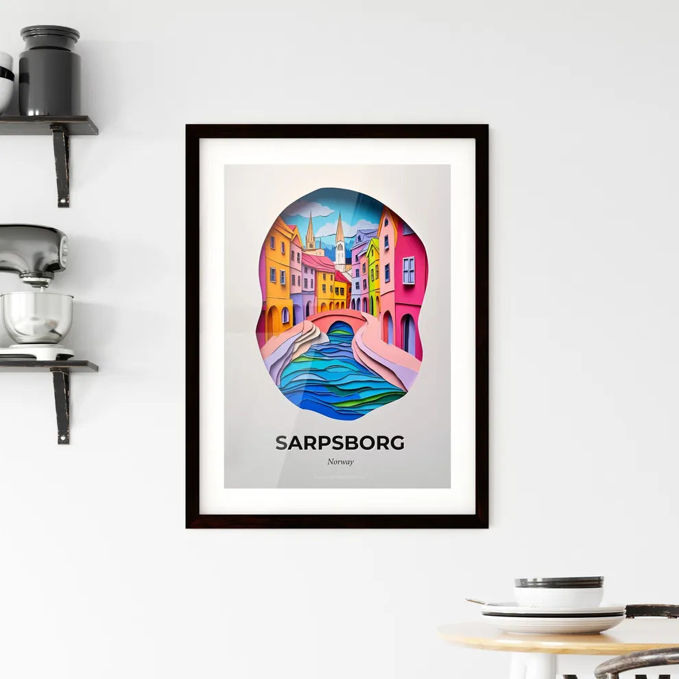 Vivid Sarpsborg, Norway, Framed Wall Art