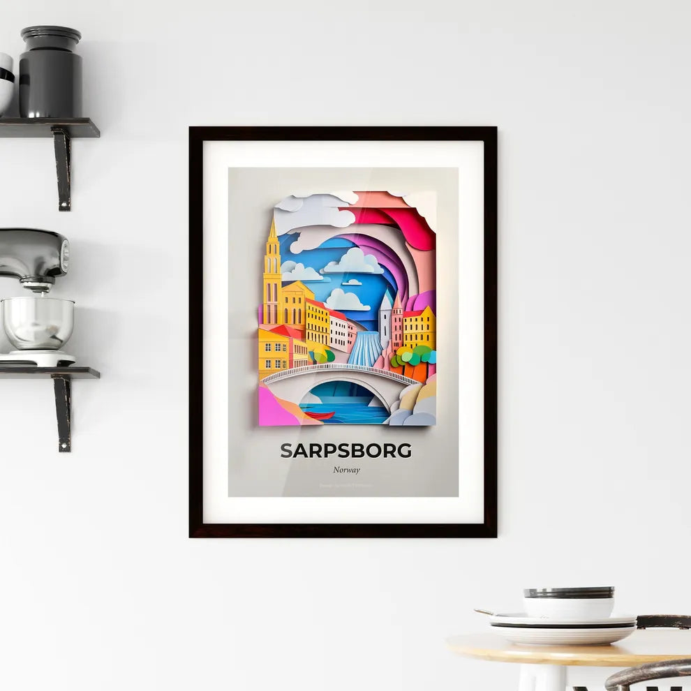 Vivid Sarpsborg, Norway, Framed Wall Art