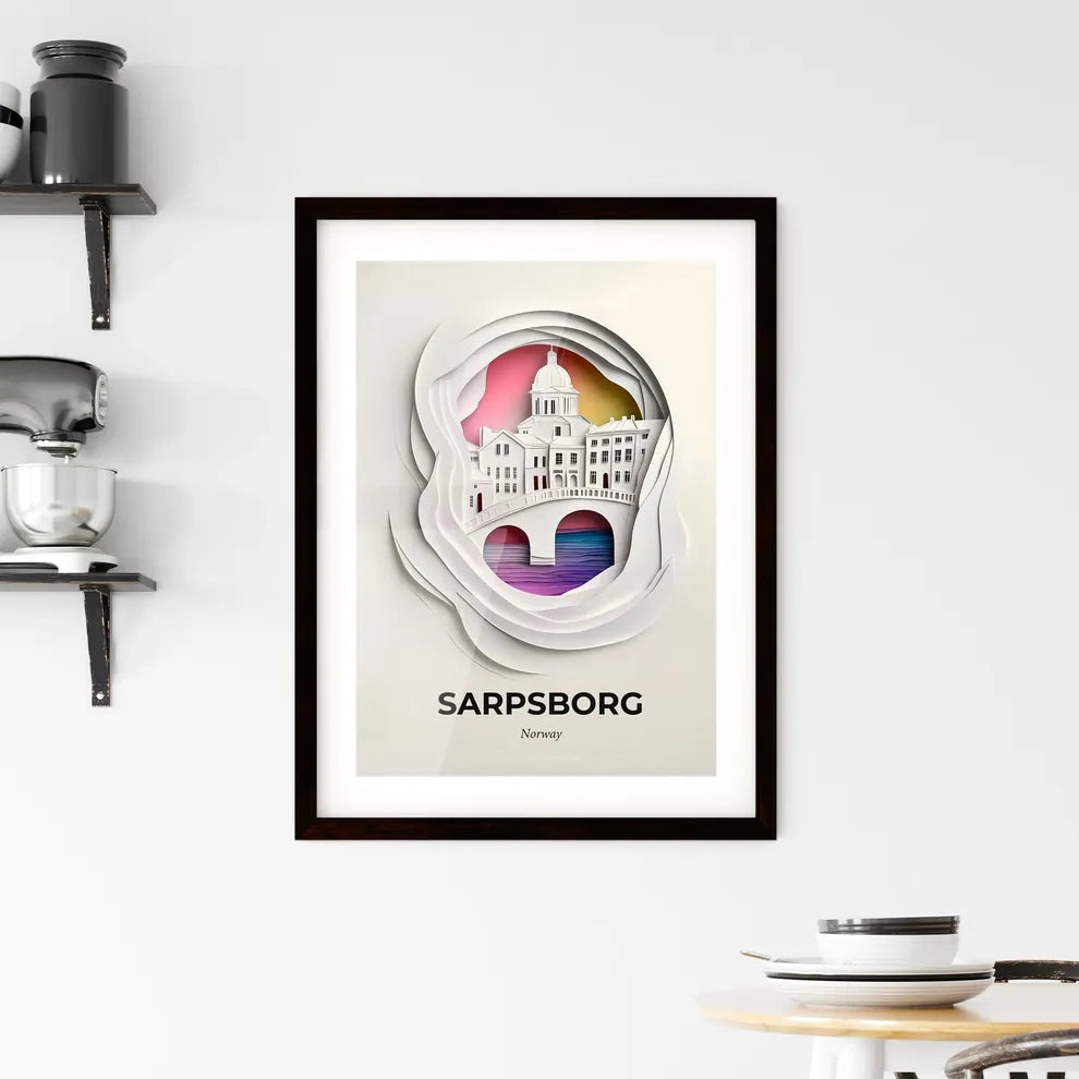 Vivid Sarpsborg, Norway, Framed Wall Art