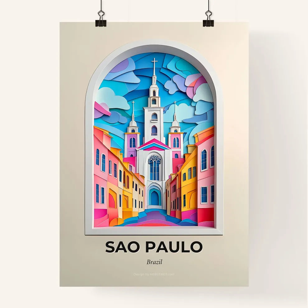 Vivid Sao Paulo, Brazil, Colorful Poster