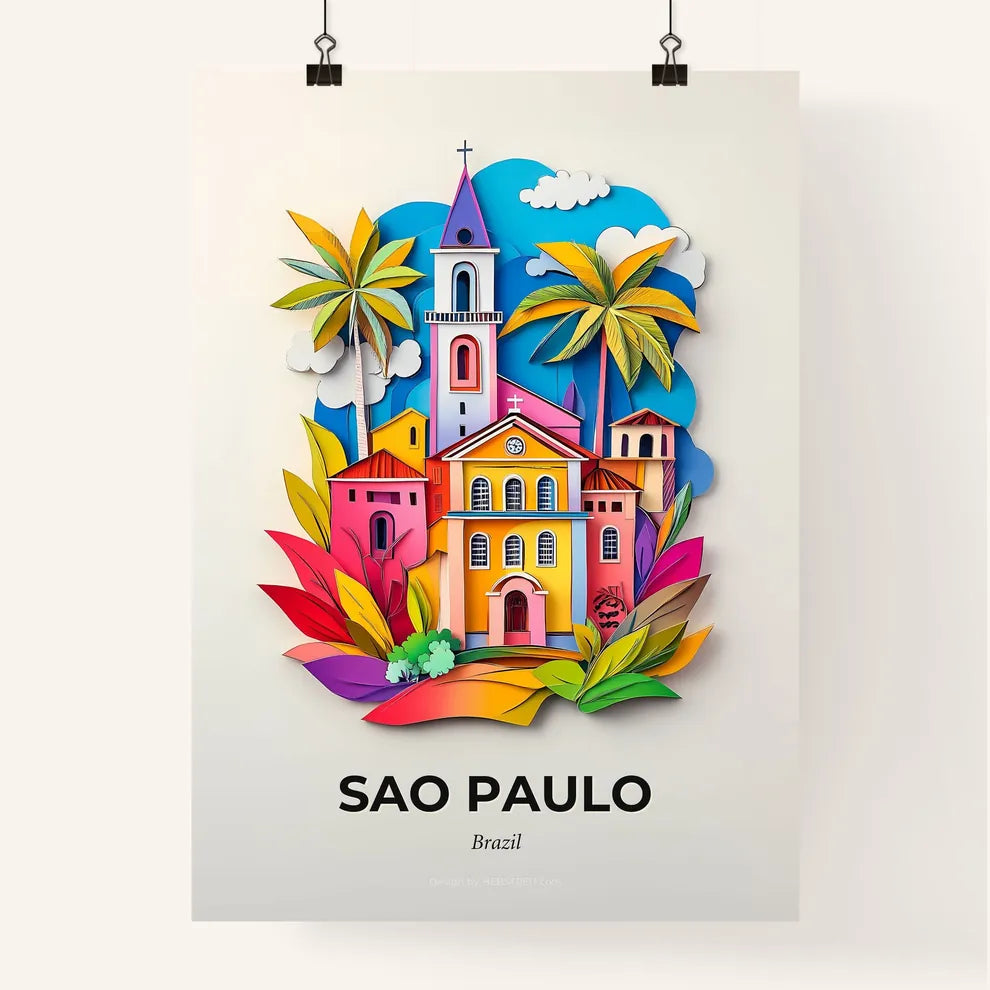 Vivid Sao Paulo, Brazil, Colorful Poster