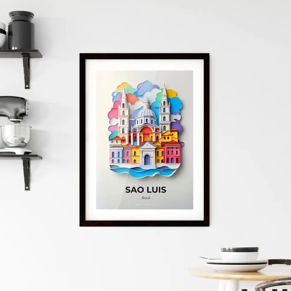 Vivid Sao Luis, Brazil, Framed Wall Art