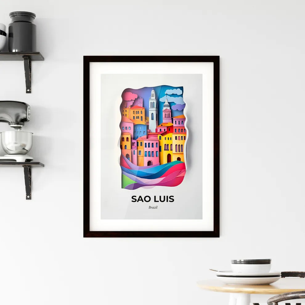 Vivid Sao Luis, Brazil, Framed Wall Art