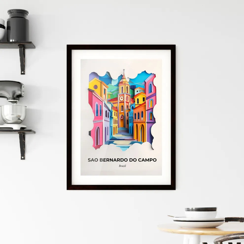 Vivid Sao Bernardo do Campo, Brazil, Framed Wall Art