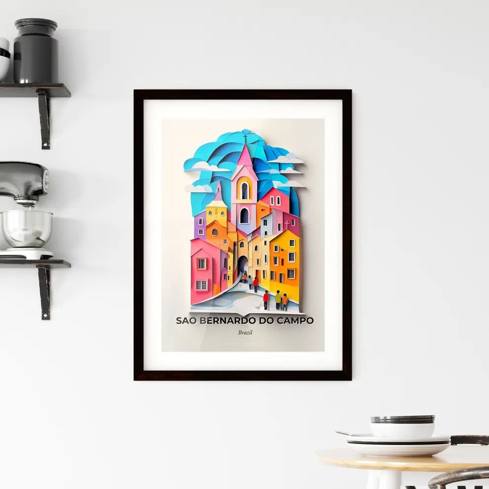 Vivid Sao Bernardo do Campo, Brazil, Framed Wall Art