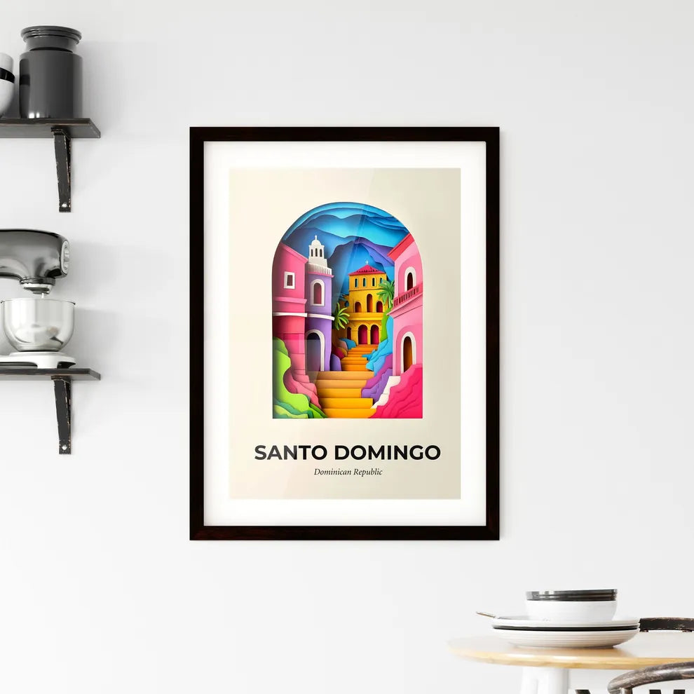 Vivid Santo Domingo, Dominican Republic, Framed Wall Art