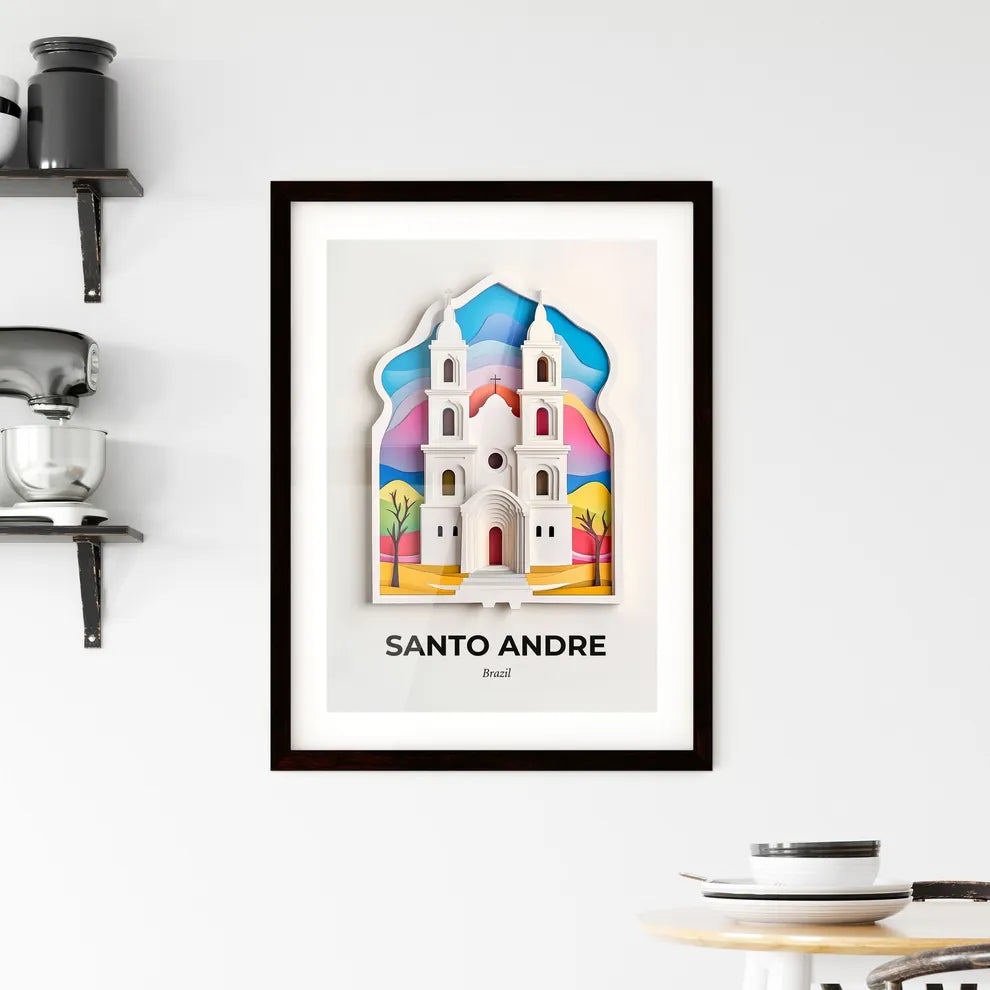 Vivid Santo Andre, Brazil, Framed Wall Art