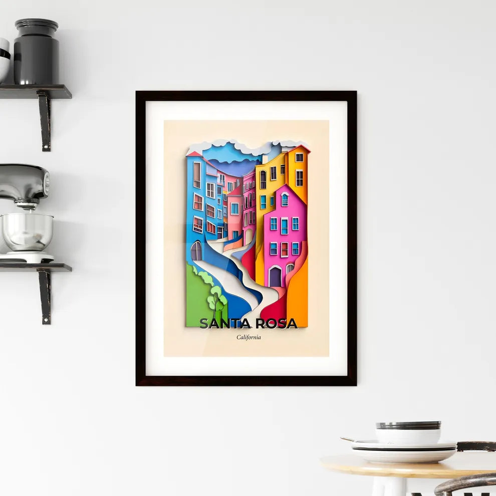 Vivid Santa Rosa, California, Framed Wall Art