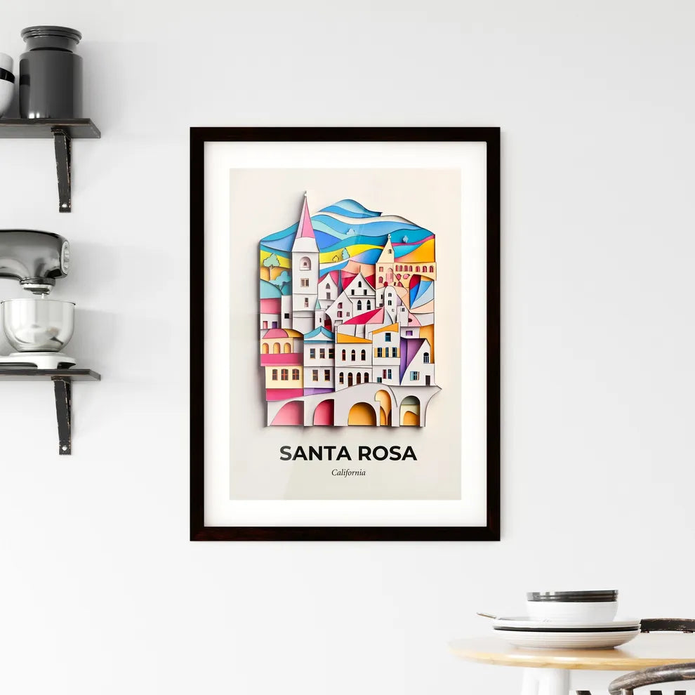Vivid Santa Rosa, California, Framed Wall Art