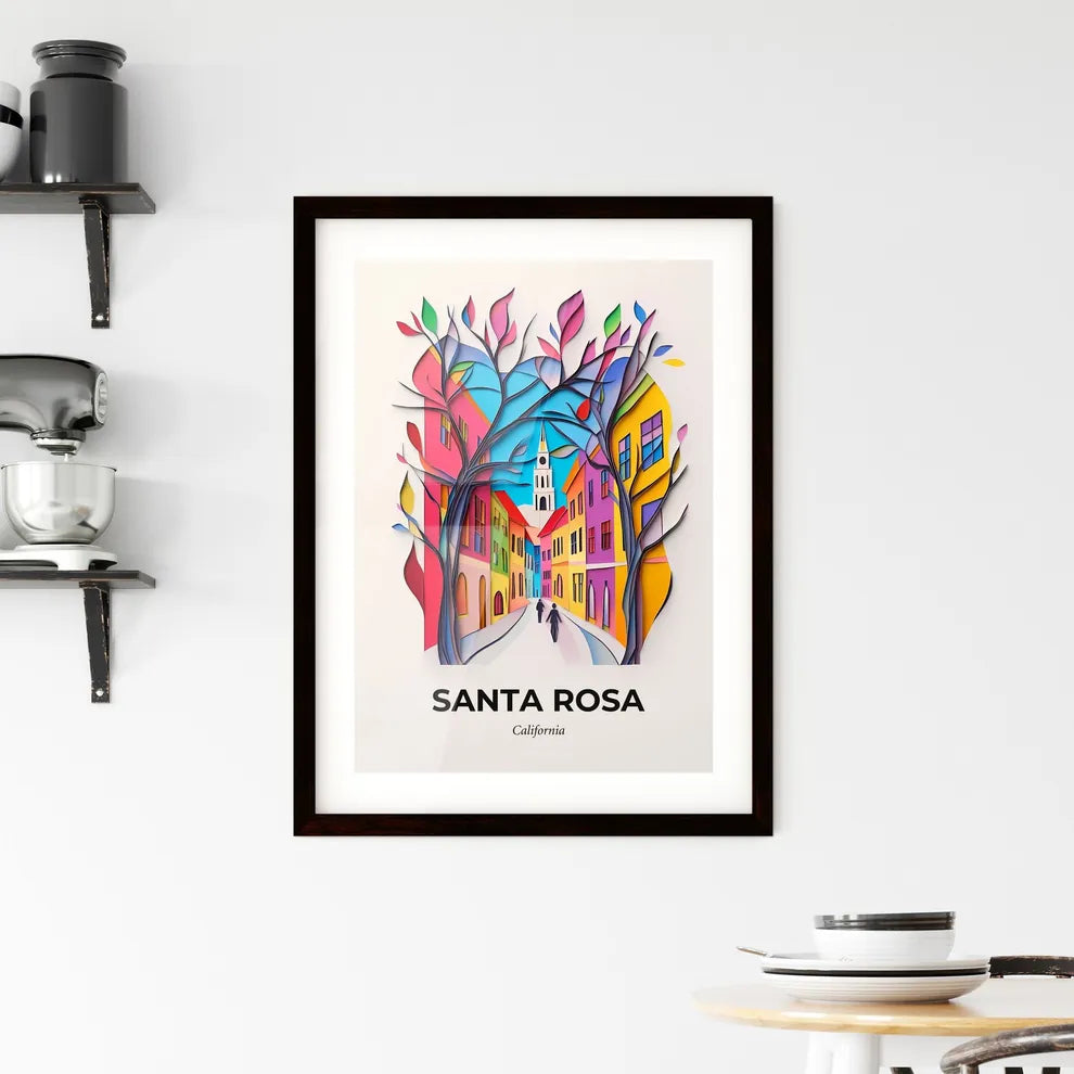 Vivid Santa Rosa, California, Framed Wall Art
