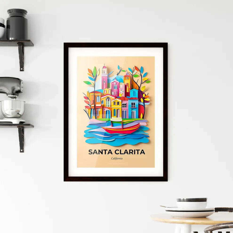 Vivid Santa Clarita, California, Framed Wall Art