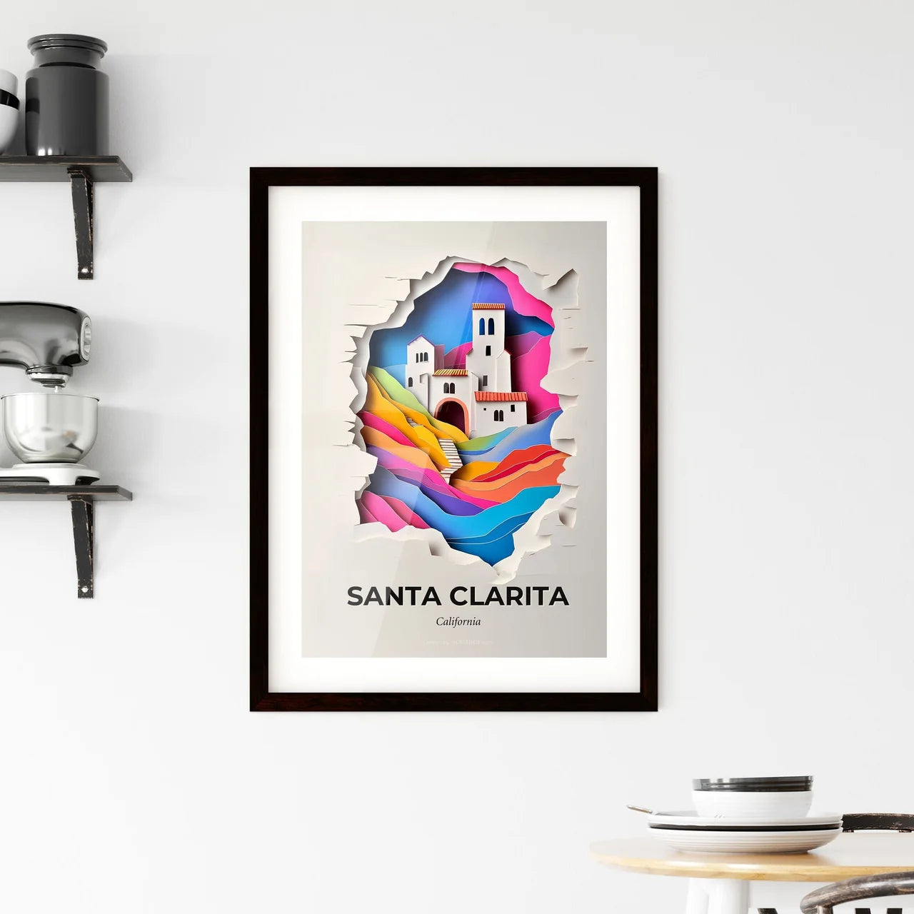 Vivid Santa Clarita, California, Framed Wall Art